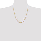 Leslie's 10K 2mm Diamond-Cut Lightweight Rope Chain - Image 4