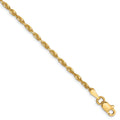 Leslie's 10K 2mm Diamond-Cut Lightweight Rope Chain
