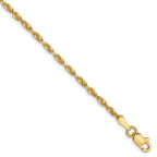 Leslie's 10K 2mm Diamond-Cut Lightweight Rope Chain