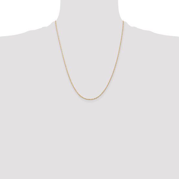 Leslie's 10K 2.5mm Diamond-Cut Lightweight Rope Chain - Image 4