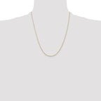 Leslie's 10K 2.5mm Diamond-Cut Lightweight Rope Chain - Image 4