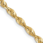 Leslie's 10K 2.5mm Diamond-Cut Lightweight Rope Chain