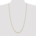 Leslie's 10K 2.5mm Diamond-Cut Lightweight Rope Chain - Image 4