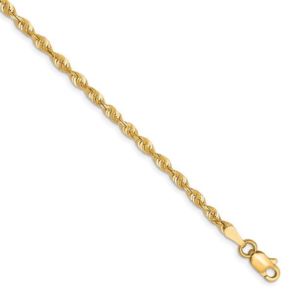 Leslie's 10K 2.5mm Diamond-Cut Lightweight Rope Chain