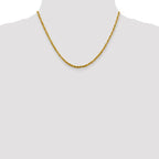 Leslie's 10K 3mm Diamond-Cut Lightweight Rope Chain - Image 4