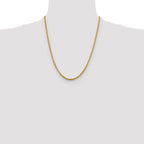 Leslie's 10K 3mm Diamond-Cut Lightweight Rope Chain - Image 4