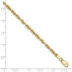 Leslie's 10K 3mm Diamond-Cut Lightweight Rope Chain - Image 2