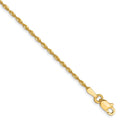 Leslie's 10K 1.5mm Diamond-Cut Lightweight Rope Chain