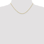 Leslie's 10K 1.5mm Diamond-Cut Lightweight Rope Chain - Image 4