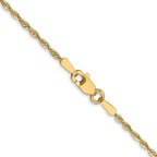 Leslie's 10K 1.5mm Diamond-Cut Lightweight Rope Chain - Image 3
