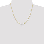 Leslie's 10K 1.5mm Diamond-Cut Lightweight Rope Chain - Image 4