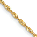Leslie's 10k 1.5mm Diamond-Cut Lightweight Rope Chain