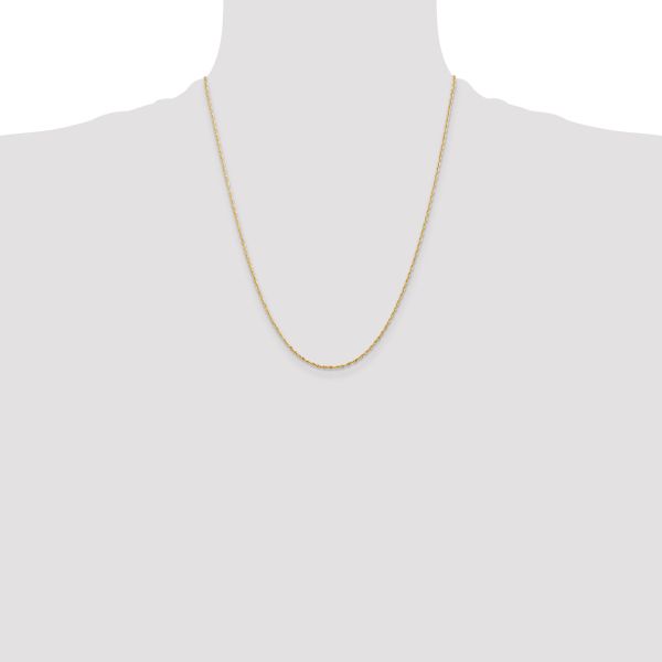 Leslie's 10k 1.5mm Diamond-Cut Lightweight Rope Chain - Image 4