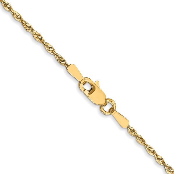 Leslie's 10K 1.5mm Diamond-Cut Lightweight Rope Chain - Image 3