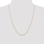 Leslie's 10K 1.5mm Diamond-Cut Lightweight Rope Chain - Image 4