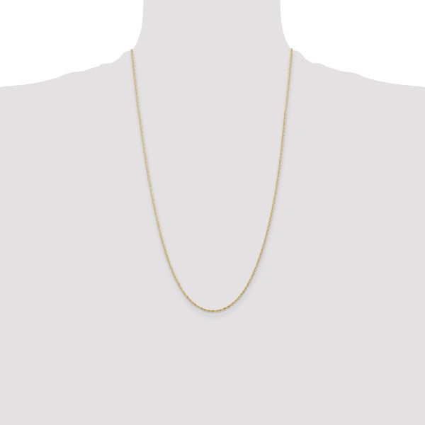 Leslie's 10k 1.5mm Diamond-Cut Lightweight Rope Chain - Image 4