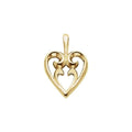 Scroll Heart Pendant