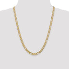 Leslie's 10K 6mm Concave Figaro Chain - Image 4