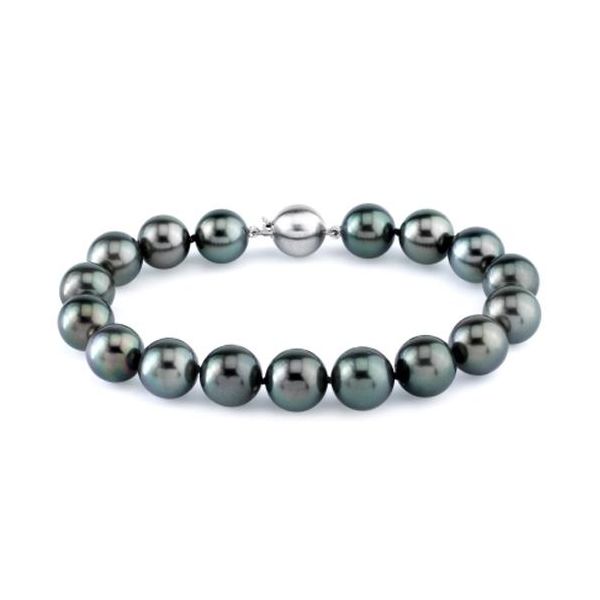 14KT White Gold Tahitian Pearl Bracelet