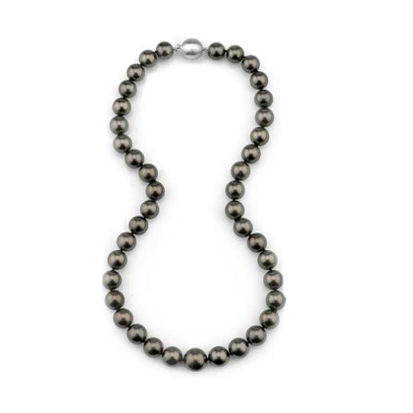 14KT White Gold Tahitian Pearl Necklace