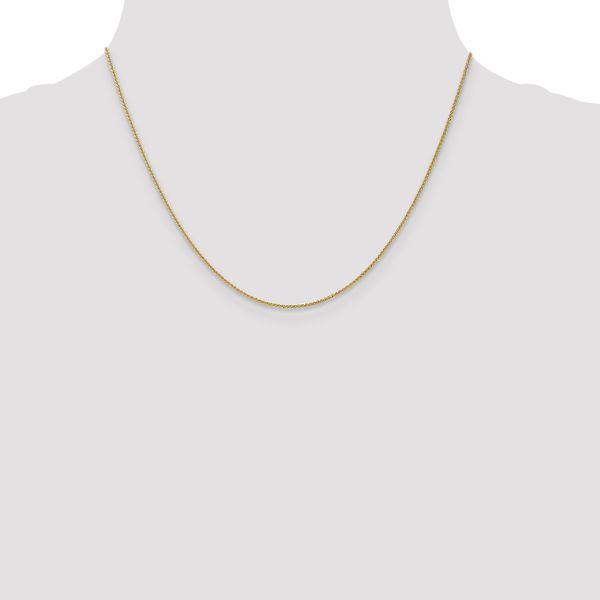Leslie's 10K 1mm Spiga Chain - Image 4