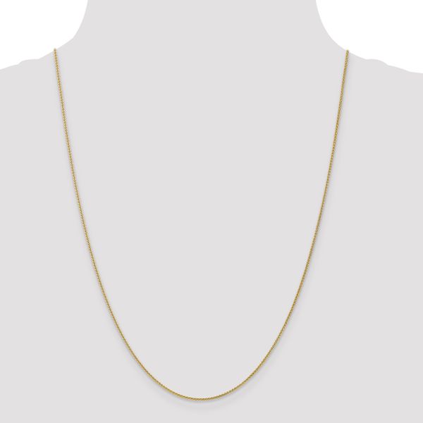 Leslie's 10K 1mm Spiga Chain - Image 4