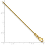 Leslie's 10K 1mm Spiga Chain Anklet - Image 2