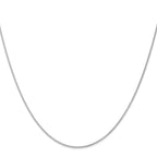 Leslie's 10K White Gold 1mm Spiga Chain - Image 2