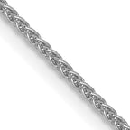 Leslie's 10k White Gold 1mm Spiga Chain