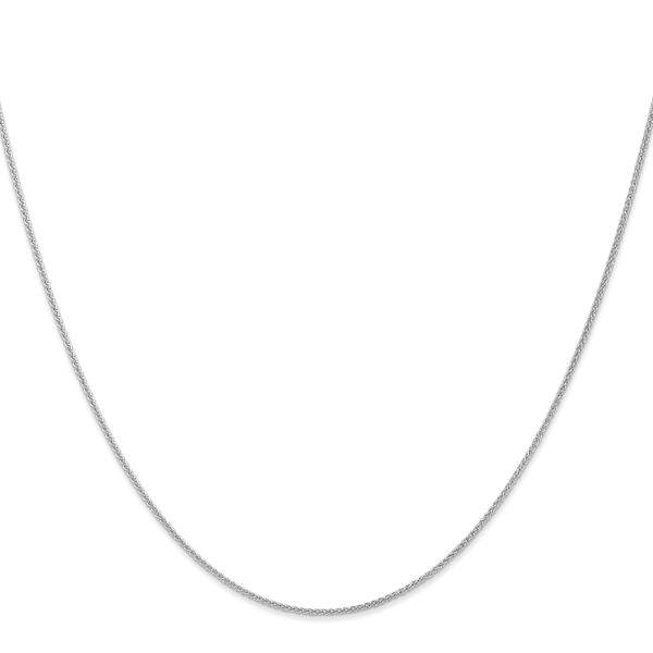 Leslie's 10k White Gold 1mm Spiga Chain - Image 2
