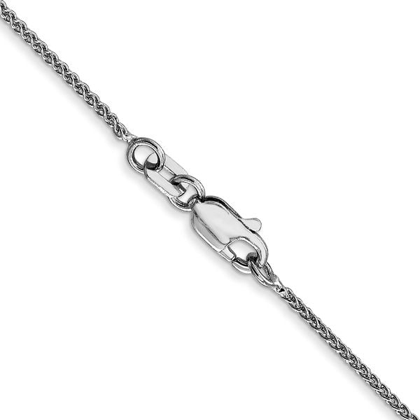 Leslie's 10K White Gold 1mm Spiga Chain - Image 3