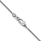 Leslie's 10K White Gold 1mm Spiga Chain - Image 3
