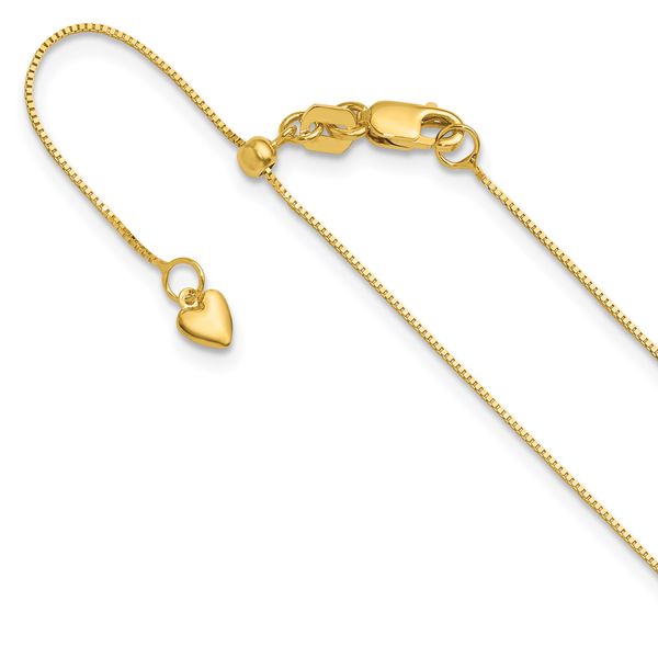 Leslie's 10K Adjustable .55mm Baby Box Chain