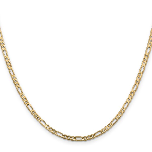 Leslie's 10K 3mm Concave Figaro Chain - Image 2