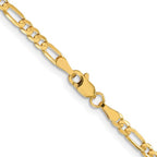 Leslie's 10k 3mm Concave Figaro Chain - Image 3