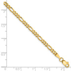 Leslie's 10K 3mm Concave Figaro Chain - Image 2