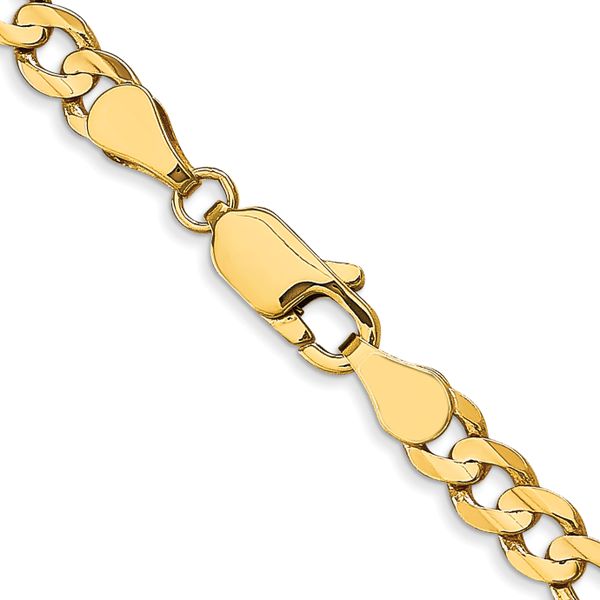 Leslie's 10K 4.5mm Concave Figaro Chain - Image 3