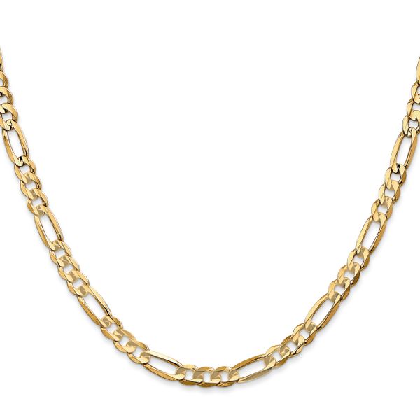 Leslie's 10k 4.5mm Concave Figaro Chain - Image 2