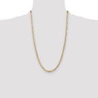 Leslie's 10k 4.5mm Concave Figaro Chain - Image 4