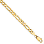 Leslie's 10K 4.5mm Concave Figaro Chain