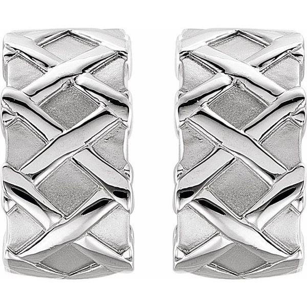 J-Hoop Earrings - Image 2