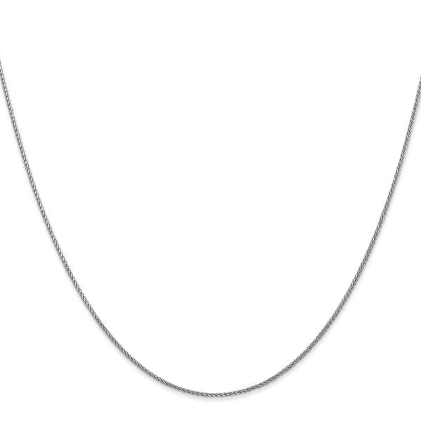 Leslie's 10K White Gold 1mm D/C Spiga Chain - Image 2