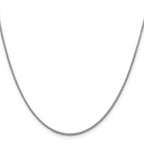 Leslie's 10K White Gold 1.5mm D/C Spiga Chain - Image 2