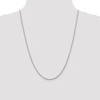 Leslie's 10K White Gold 1.5mm D/C Spiga Chain - Image 4
