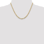 Leslie's 10K 4mm Concave Figaro Chain - Image 4