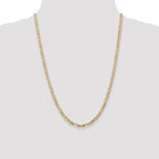 Leslie's 10K 4mm Concave Figaro Chain - Image 4