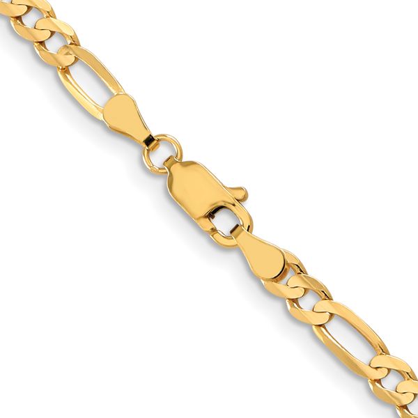 Leslie's 10k 4mm Concave Figaro Chain - Image 3