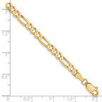 Leslie's 10K 4mm Concave Figaro Chain - Image 2