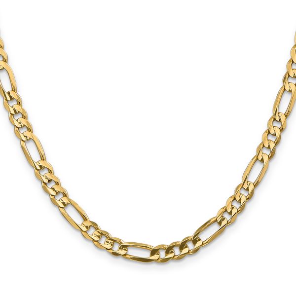 Leslie's 10K 5.25mm Concave Figaro Chain - Image 2