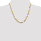 Leslie's 10K 5.25mm Concave Figaro Chain - Image 4